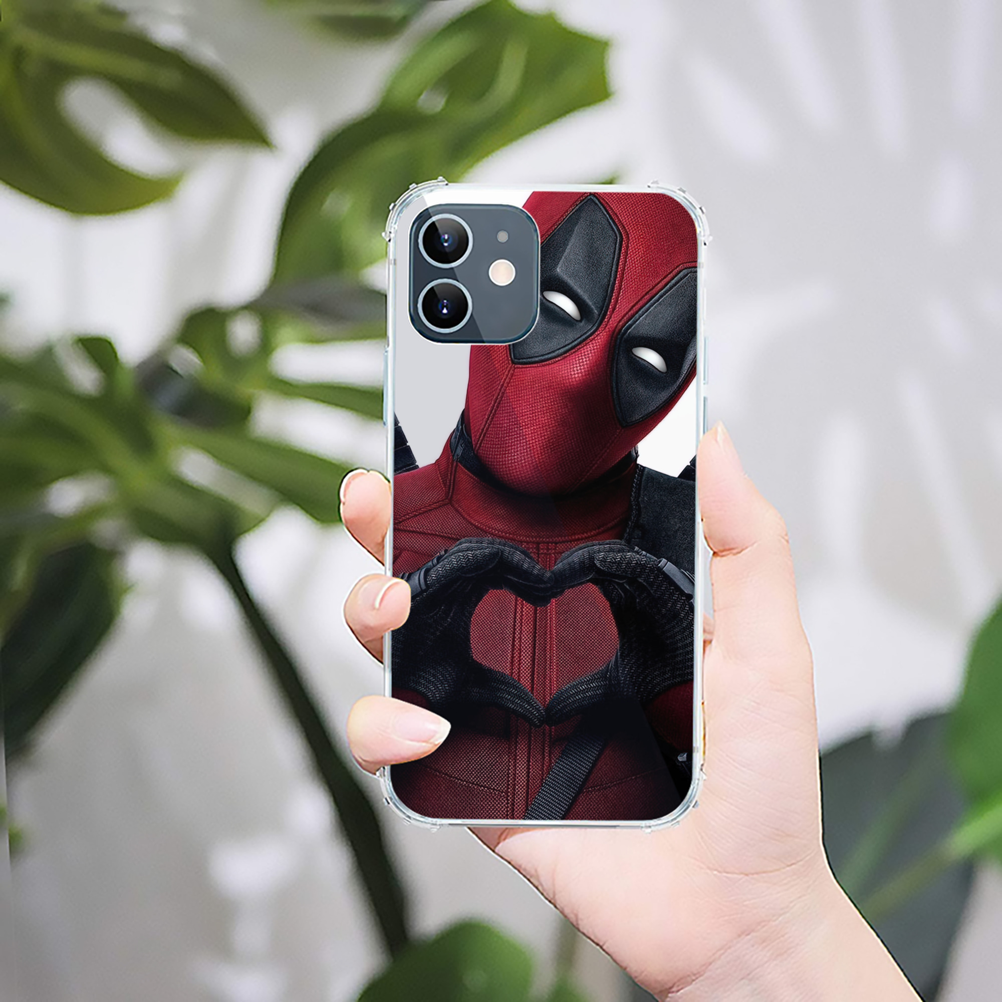 （画像用） Deadpool デッドプール 【iPhone 12シリーズ対応】透明スマホケース（クリアソフトケース）